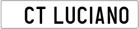 Truck License Plate